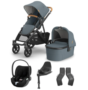 UPPAbaby Vista V3 Ultimate Bundle with Mesa/MaxiCosi/Cybex plus Footmuff, Bag, Mittens & Cup Holder "Dillan"